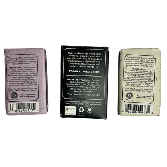 New! Mens Clean Bath, Body & Skincare 8 piece set-Soap, Lip Balm, Mouthwash Hair - Picture 5 of 14